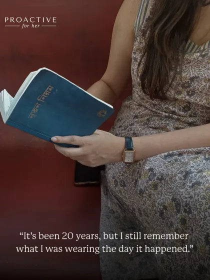 "It's been 20 years, but I still remember what I was wearing the day it happened." This powerful story shows how childhood trauma can manifest as physical pain and fear of intimacy years later, and how therapy was the key to unlocking and healing from the past.