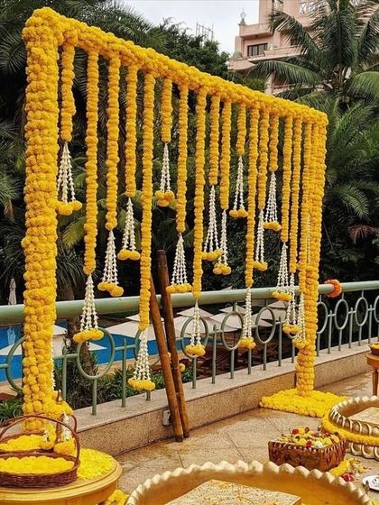 Vibrant Haldi Setups photo 5