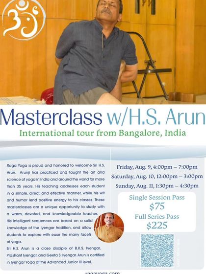 A poster for my Masterclass international tour, with details for the sessions in the US.