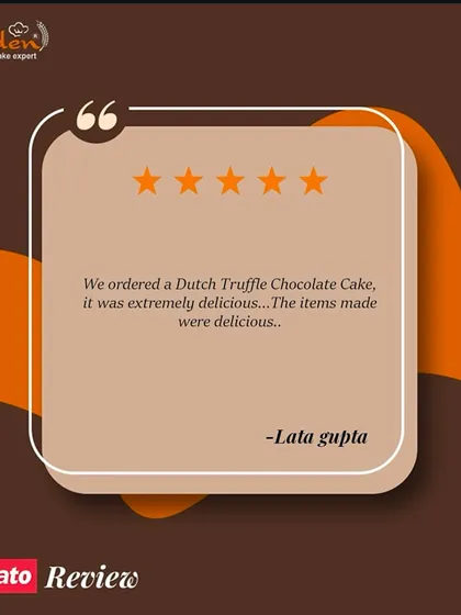 We're so glad you found our Dutch Truffle Chocolate Cake and other items to be "extremely delicious." Thank you for the wonderful Zomato review, Lata.