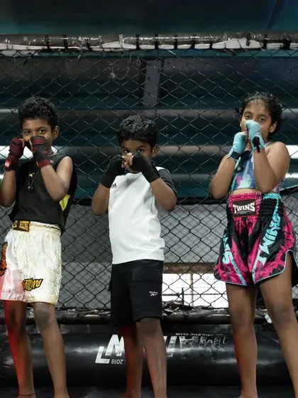 The future of our fight family. We believe in building champions from a young age, teaching not just martial arts but also discipline, respect, and confidence. Our kids' program is designed to be fun, engaging, and empowering for the next generation of warriors.