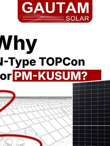 Our N-Type TOPCon modules are the ideal choice for government schemes like PM-KUSUM, designed to empower India's rural energy landscape. These panels offer the perfect combination of performance, durability, and cost-efficiency for agricultural solar projects.