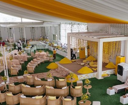 Vibrant Haldi & Mehendi Functions photo 54