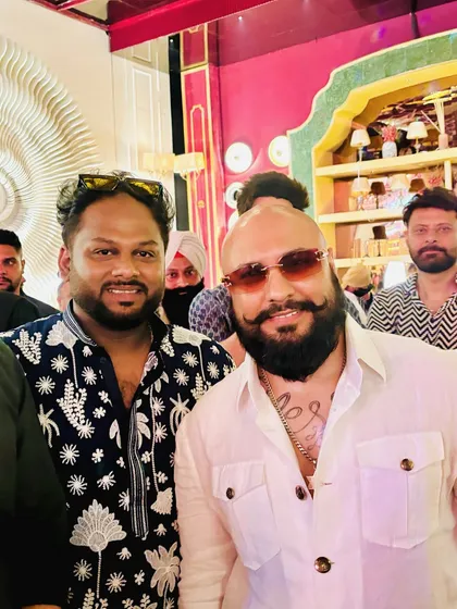 It is always an honor to be among great artists. Here I am with the amazing singer and composer Bpraak. I have had the opportunity to collaborate and connect with many talented people in the music industry.