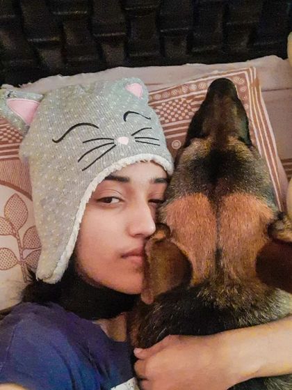 Whenever Theo is feeling sick, we have a cuddle ritual. Physical comfort and being present for them is a huge part of care, especially when they are vulnerable.