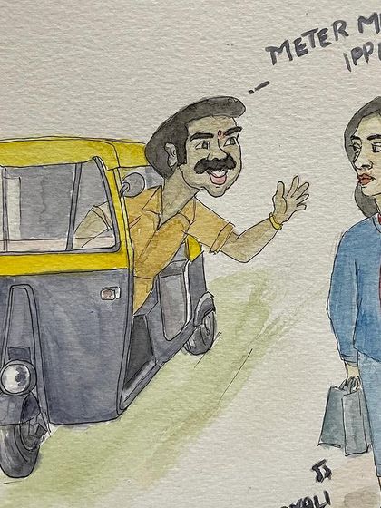 Another detail from the auto rickshaw series.