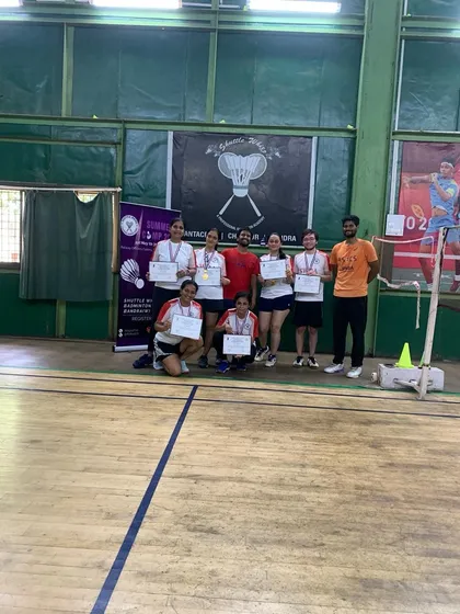 A group of our adult female players from the Bandra summer camp celebrating their achievements. Our programs offer a great fitness and social outlet for adults.