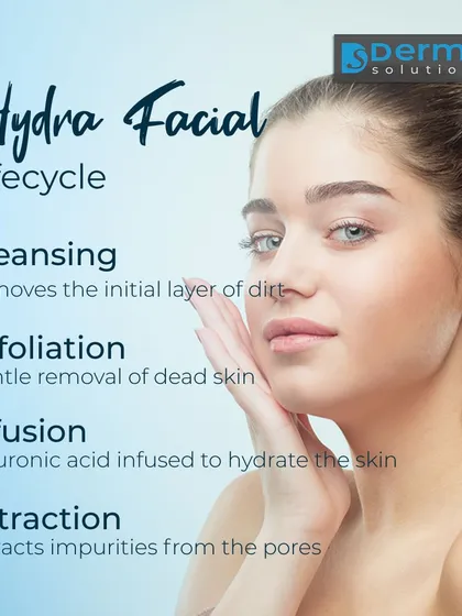 Understand the four key stages of a HydraFacial: cleansing, exfoliation, extraction of impurities, and infusion of hyaluronic acid. This lifecycle is what makes the treatment so effective for skin health.