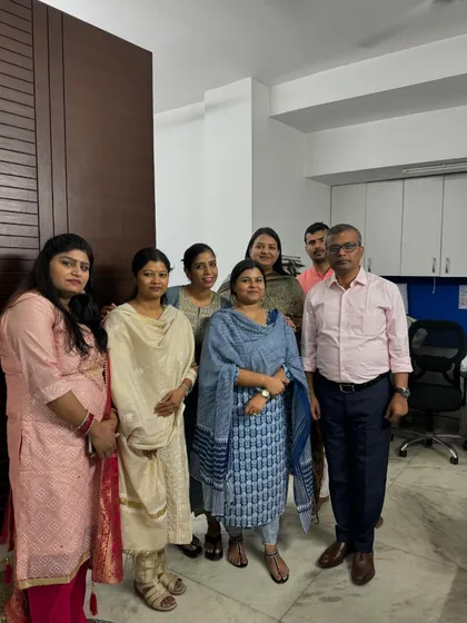 Another photo with my team during our office Diwali celebrations. I value the hard work and commitment of every member of my firm.
