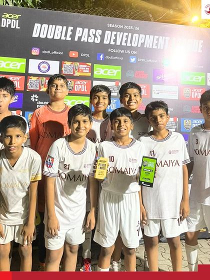 Aayansh Bhanushali is awarded the DPDL U-12 Player of the Month for his consistent, match-winning performances, a testament to his development in our program.