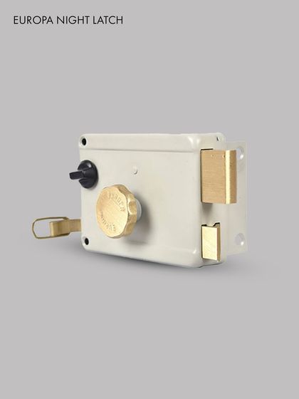 A closer look at the Europa Night Latch, a classic choice for robust home security. Its sturdy build and reliable brass mechanism make it a long-lasting solution for any main door.