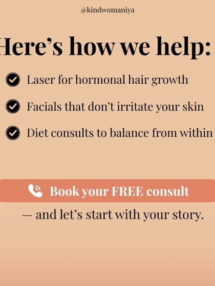 Here is how I help with hormonal skin. I offer facials that do not irritate your skin, laser for hormonal hair growth, and can even provide diet consults to help you balance from within.