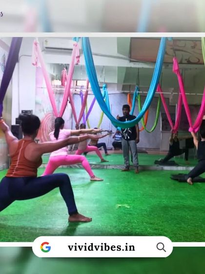 Begin your journey to inner peace with our community. This shot captures the focused, collective energy of a group class in session.