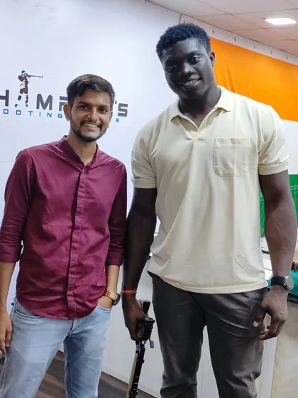 It was a pleasure to meet social media personality @istanboss when he visited our shooting range. Here he is posing with our coach after his session.