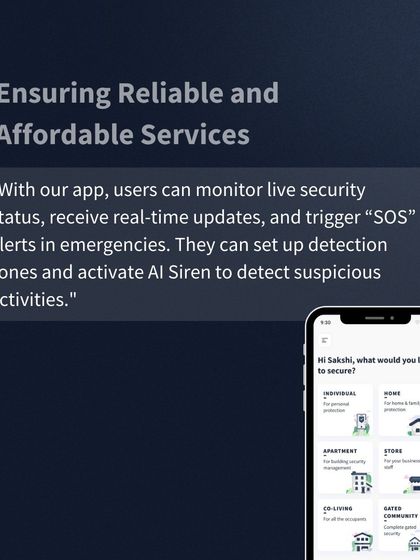 The CXO Today article details how our app empowers users. With features like live monitoring, real-time updates, SOS alerts, and AI Siren, we put reliable and affordable security control directly into your hands.
