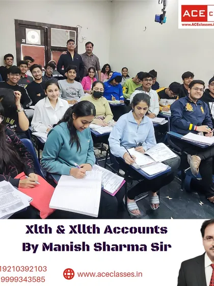 A glimpse into one of our face-to-face classes for 11th & 12th Accounts with Manish Sharma Sir. We believe in interactive and engaging classroom sessions.