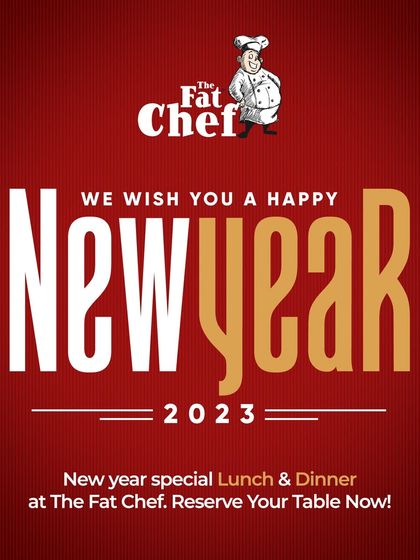 We wish you a Happy New Year. An invitation to our special lunch and dinner to start the year with savory delights.