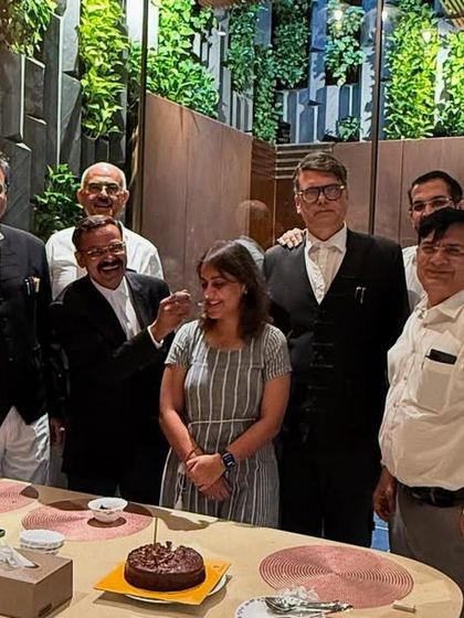 A group photo from our weekly lunch. I believe that respect for constitutional boundaries is the essence of judicial discipline, a topic we often debate.