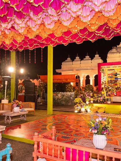 Vibrant Mehendi & Haldi Ceremonies photo 12