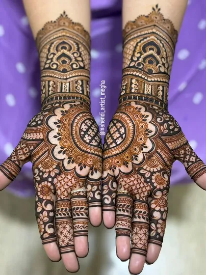 This intricate design is a testament to my love for detail, blending traditional architectural motifs with bold symmetrical patterns for a truly captivating look.