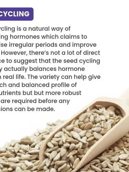An explanation of seed cycling and why it may not be the magic bullet for PCOS hormone regulation.