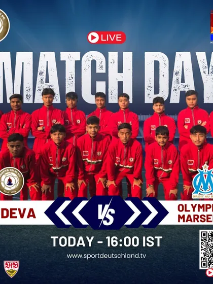 Here we are facing French club Olympique Marseille. This tournament provides a diverse range of top-level opponents.