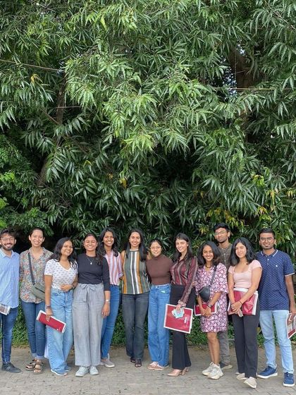 The team on an outing, fostering the collaborative spirit that drives our work.