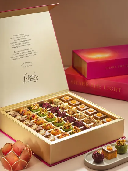 For this Diwali campaign with Marriott, I wanted to capture the luxury and tradition of Indian sweets. The composition uses warm lighting and an elegant gift box to create a festive, celebratory mood that feels both premium and inviting.