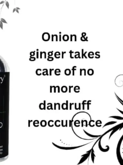 With the power of onion and ginger, our herbal shampoo helps prevent the reoccurrence of dandruff. It works by creating a healthy scalp environment where dandruff-causing microbes cannot thrive.