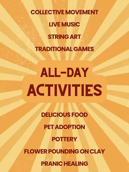A snapshot of the all-day activities that make our BCC Carnival an unforgettable experience. We bring together everything from live music and pottery to pet adoption and pranic healing in one vibrant space.
