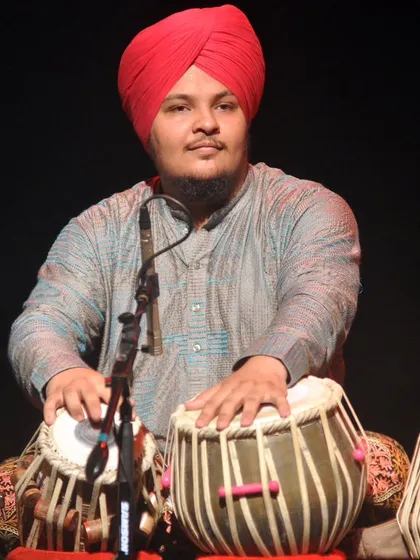A focused moment during the "Dipesh Varma Collective" concert at NCPA Mumbai. This performance was a beautiful blend of different musical traditions on a prestigious stage.