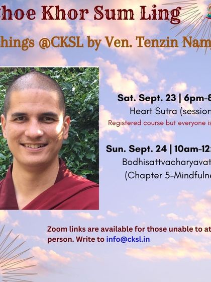 Choe Khor Sum Ling - Buddhist Philosophy Courses Advanced Textual & Sutra Studies photo 4