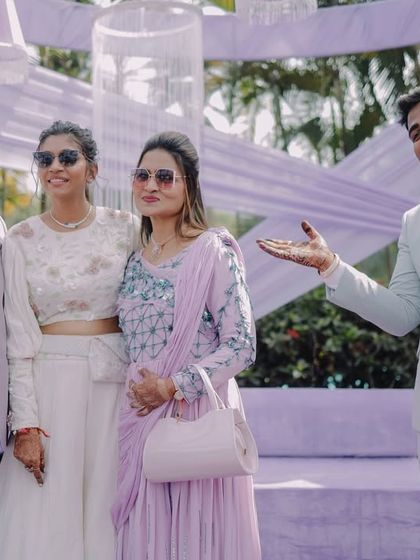 The groom having a fun moment with guests at a carnival-themed party. We capture the joy and interaction between you and your loved ones.