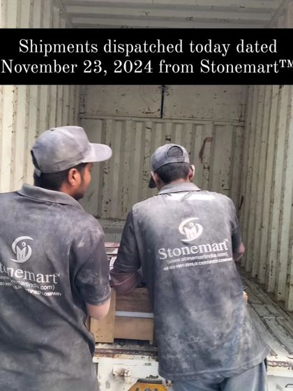 Our team works together to load heavy crates, ensuring the safety of both our people and the products.