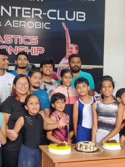 The whole team together for the Teacher's Day celebration. These are the memories we cherish as a gymnastics family.
