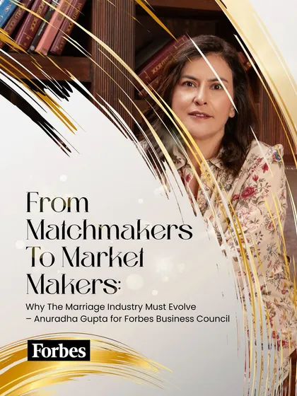 As a member of the Forbes Business Council, I have shared my insights on why the marriage industry must evolve beyond outdated methods. My approach is about shifting the focus from just making matches to shaping a market that values depth, intention, and authenticity.