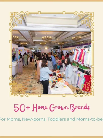 Showcasing the scale of the event, with over 50 homegrown brands for moms, newborns, and toddlers.