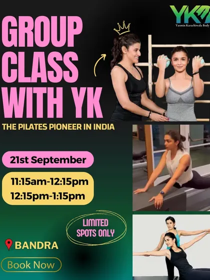 I'm thrilled to announce my upcoming group class. This is your chance to train with me, just like my celebrity clients, and experience a challenging and rewarding Pilates session.
