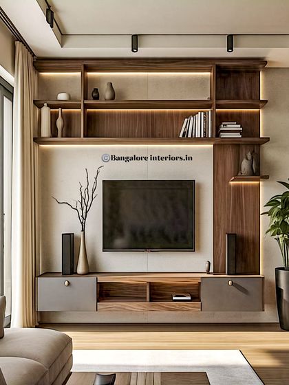 Interiors - Modular & Custom Furniture Design Living Room TV & Media Units photo 6