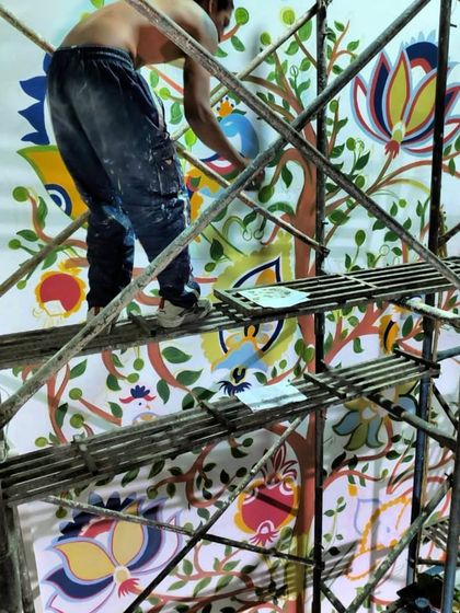 Vritti Kotian - Custom Murals & Wall Art Indian Folk & Heritage Murals photo 11