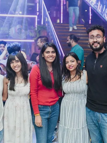 The multi-level setup at BOHO offers great spots to hang out and enjoy the party atmosphere.