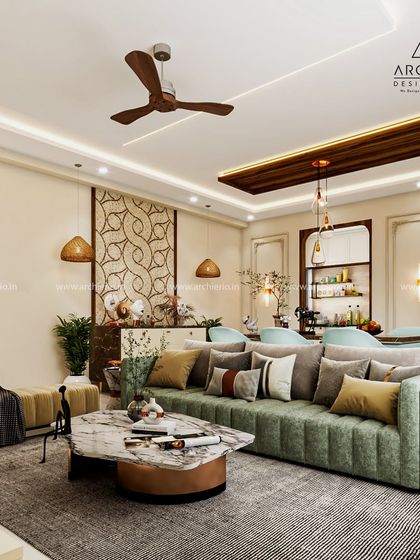 Archierio - Full Home Interior Design & Execution Living & Dining Spaces: The Heart of Your Home photo 25