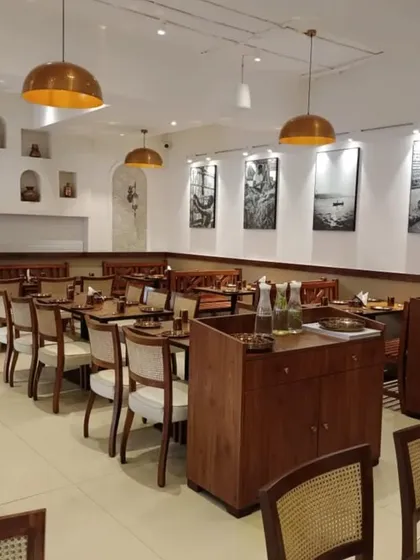 The overall ambiance of the restaurant, where my furniture plays a key role. I worked closely with the designer to ensure the wood finish and fabric choices matched the desired look and feel of the space.