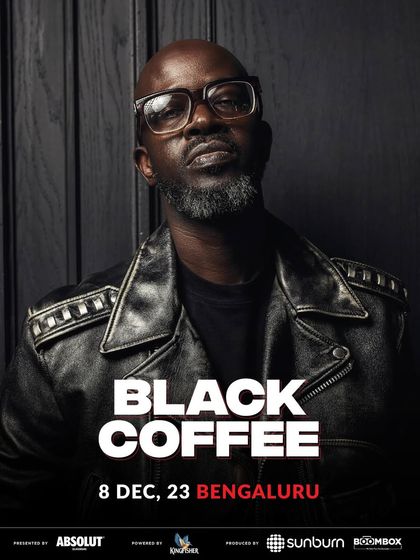 The massive announcement for Black Coffee's return to Bengaluru, a bombshell drop for the city's electronic music fans.