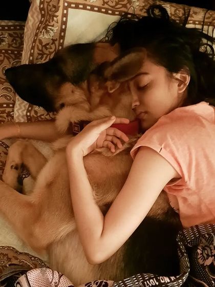 Whenever Theo is feeling sick, we have a cuddle ritual. Physical comfort and being present for them is a huge part of care, especially when they are vulnerable.