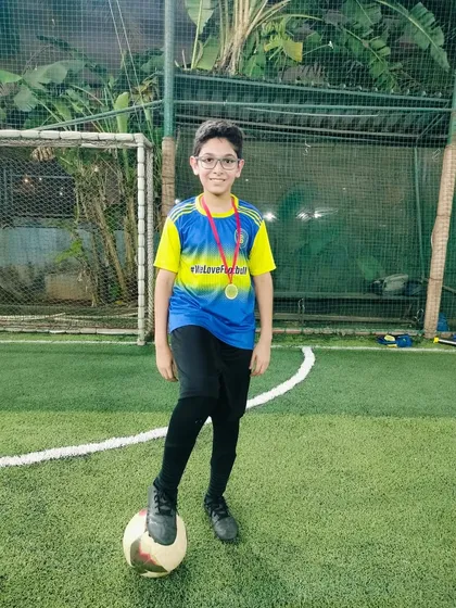 This player's focus and hard work earned him the Player of the Month award.