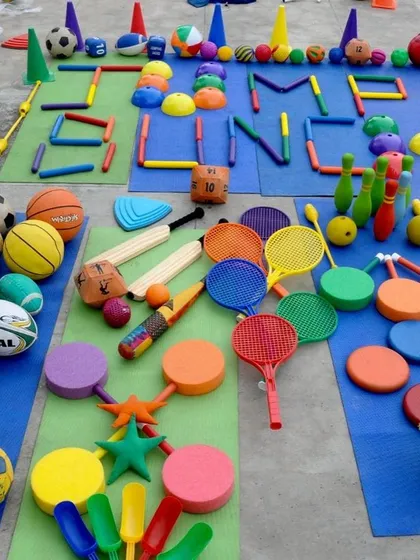 We bring the fun to you with a huge collection of props. Our equipment includes everything from sports gear and balance pods to cones and hurdles, ensuring every session is a new experience.