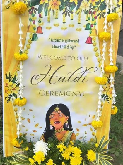 Dream Decor - Traditional & Ceremonial Decor Vibrant Haldi & Mehendi Setups photo 8