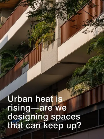 With urban heat rising, are we designing spaces that can keep up? Our approach is to let nature lead, using green buffers and passive cooling to craft environments that remain comfortable even in peak summer.