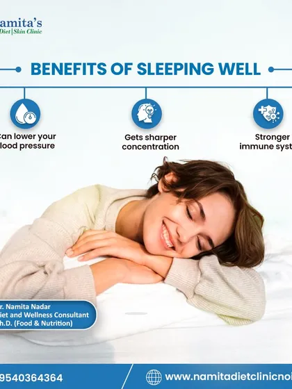 Never underestimate the power of good sleep. It can lower blood pressure, sharpen concentration, and strengthen your immune system.